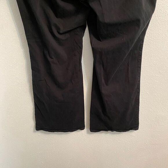 Torrid Black Drawstring Chino Flared Pants 4x UB1-12 - Picture 8 of 11
